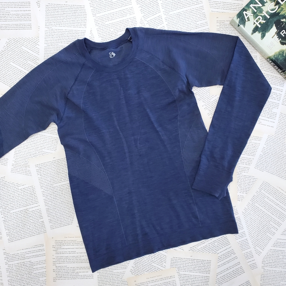 NWOT SWEATY BETTY Athlete Seamless Long Sleeve Top